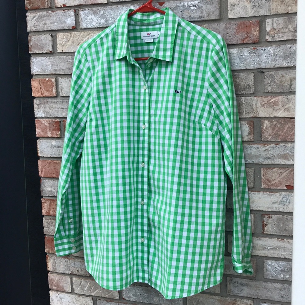 Vineyard Vines Gingham Button Down - image 1